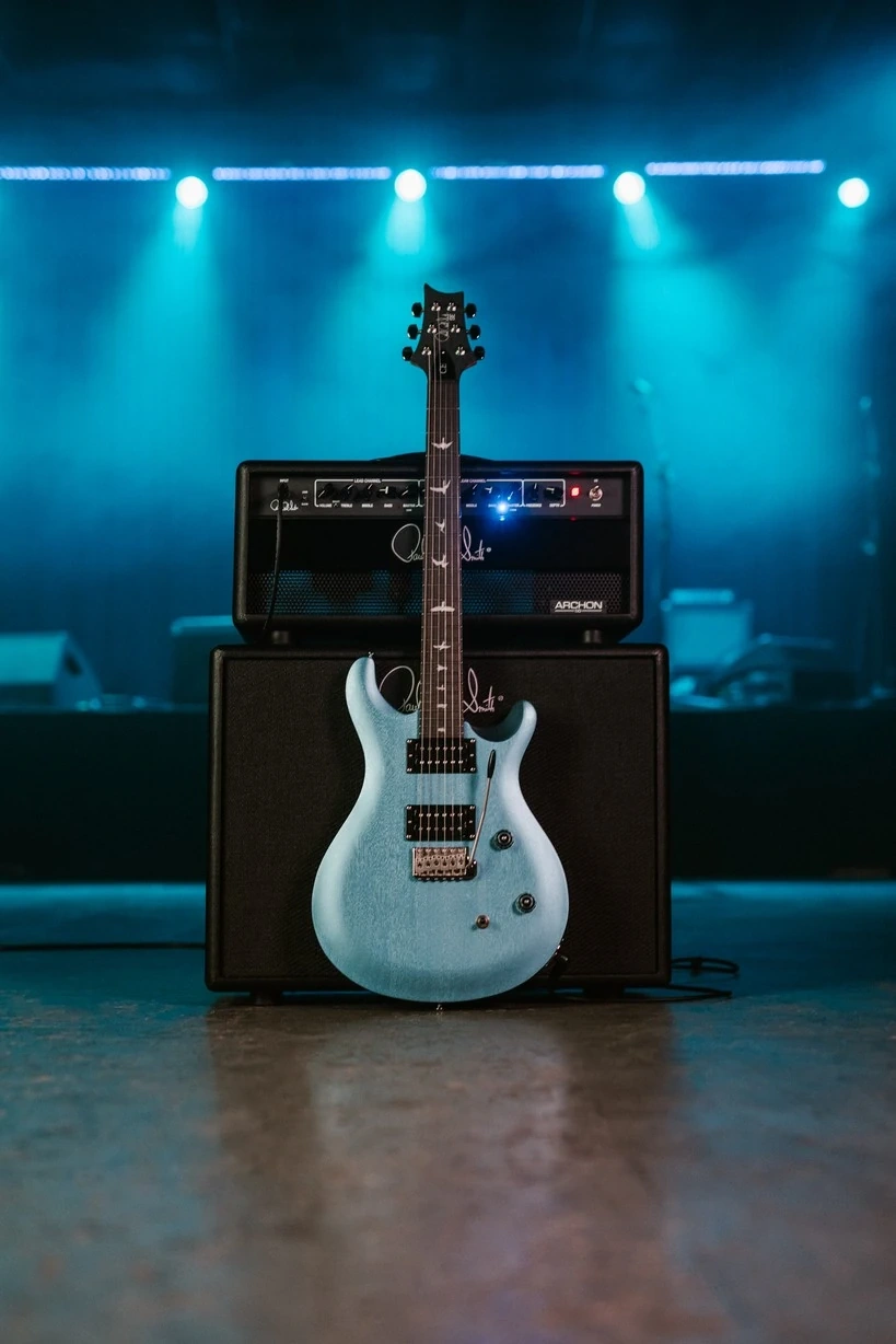 PRS SE CE 24 Standard Satin 2026 Ice Blue Metallic - gitara elektryczna - obrazek 2
