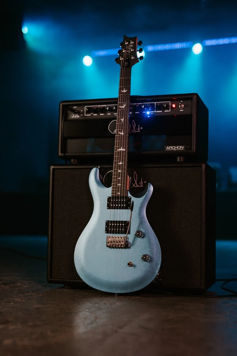 PRS SE CE 24 Standard Satin 2026 Ice Blue Metallic - gitara elektryczna - obrazek 4