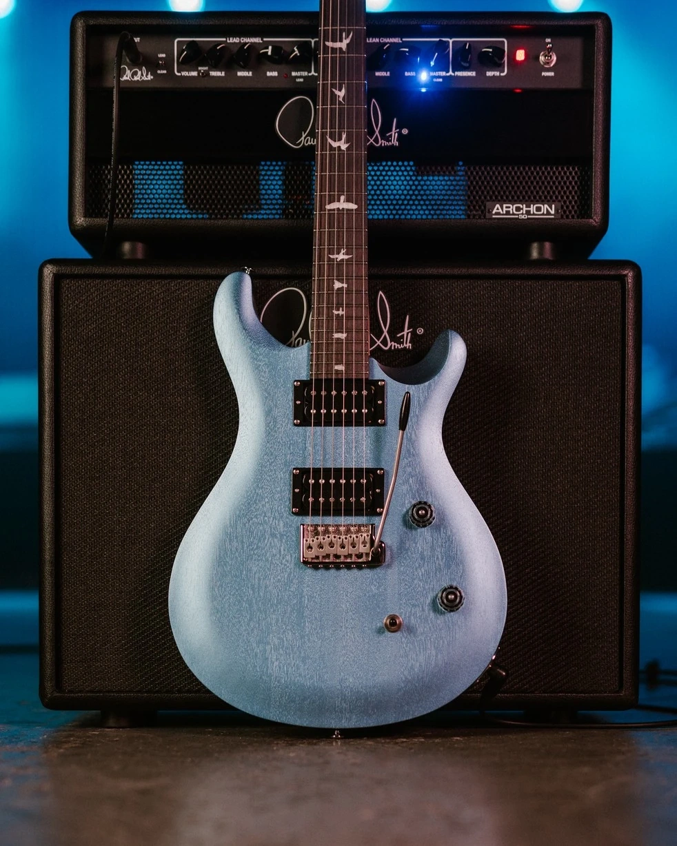 PRS SE CE 24 Standard Satin 2026 Ice Blue Metallic - gitara elektryczna - obrazek 6