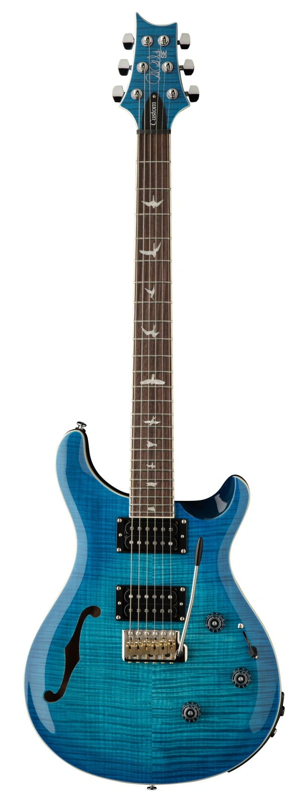 PRS SE Custom 24 Semi-Hollow Piezo 2026 Lake Blue - gitara elektryczna