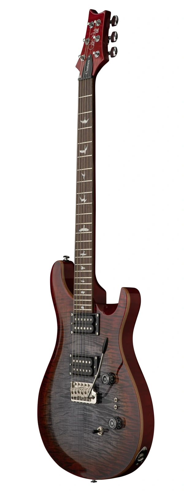 PRS SE Custom 24-8 2026 Charcoal Cherry Burst - gitara elektryczna - obrazek 2
