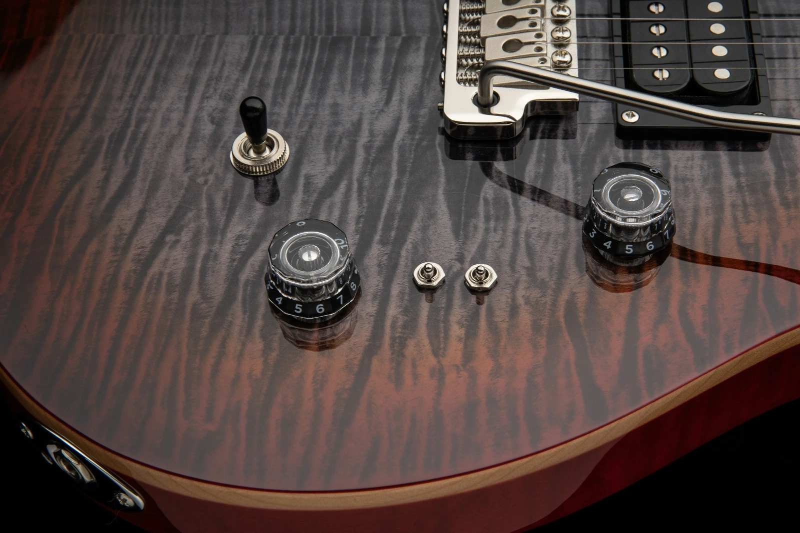 PRS SE Custom 24-8 2026 Charcoal Cherry Burst - gitara elektryczna - obrazek 7