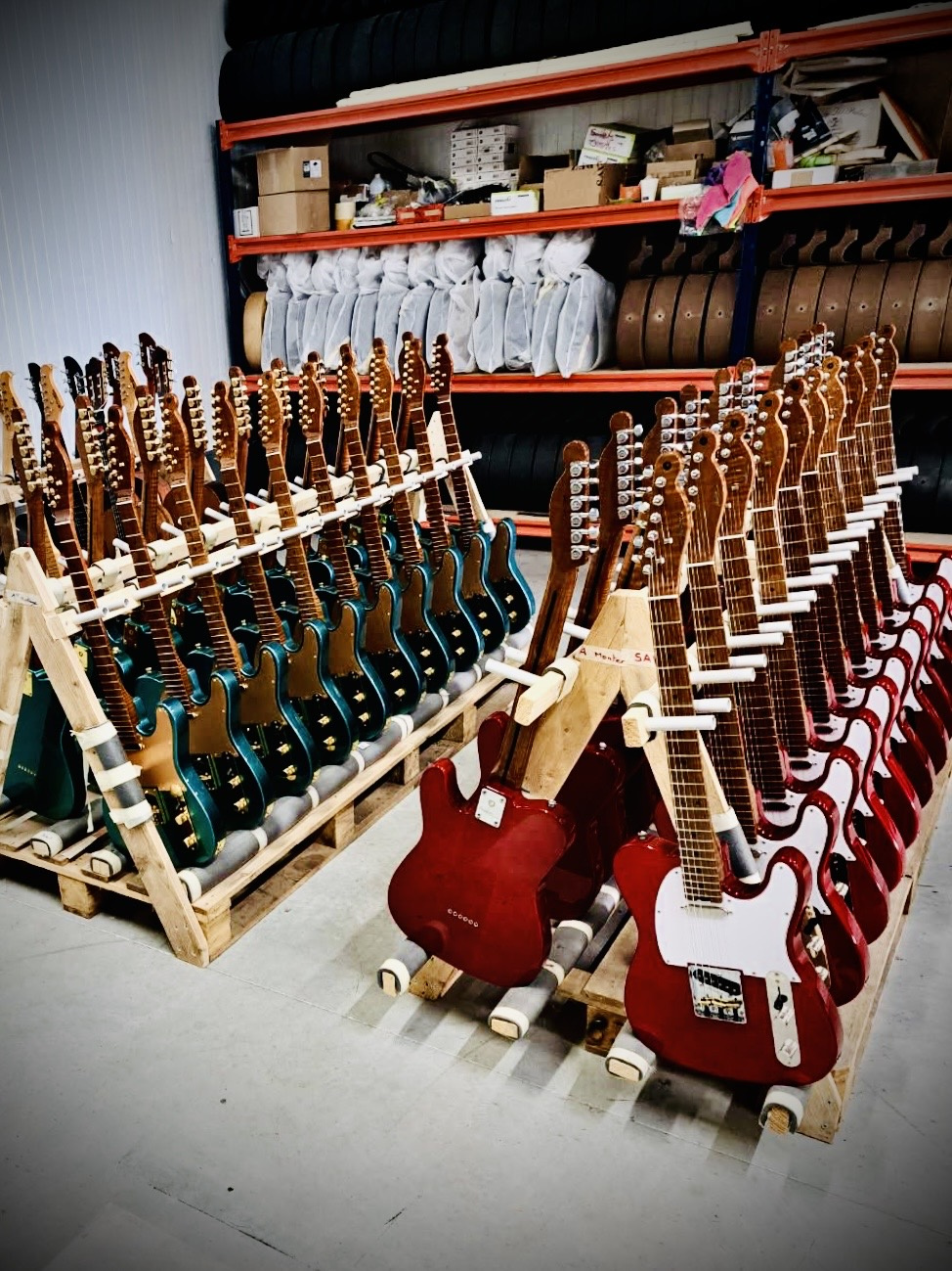 Prodipe Guitars Origin ST Burgundy Red - gitara elektryczna - obrazek 4