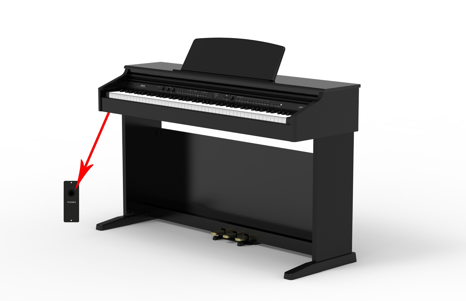 Pianino cyfrowe Orla CDP-102 RW - obrazek 2