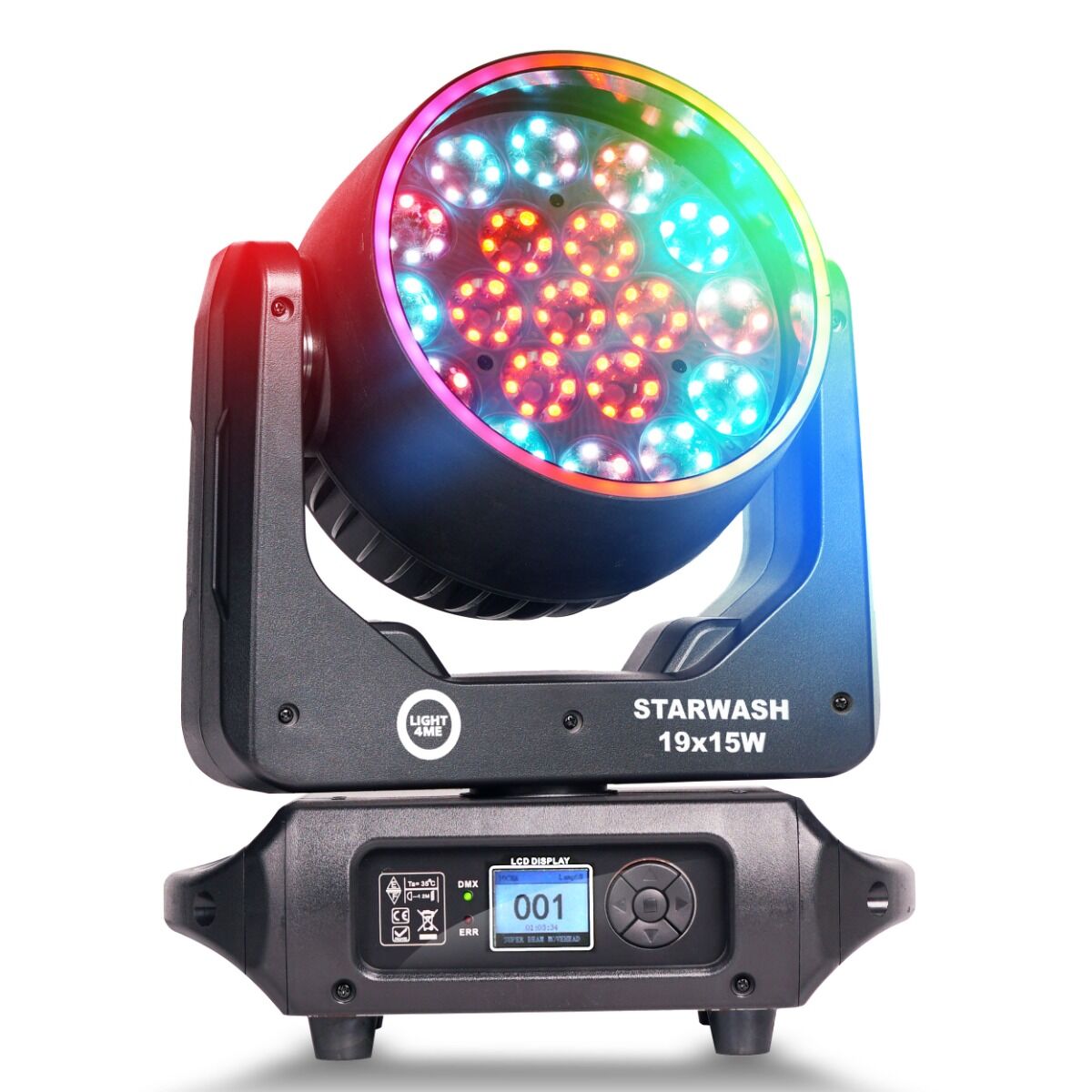LIGHT4ME STARWASH 19x15W RGBW głowica ruchoma wash - obrazek 3