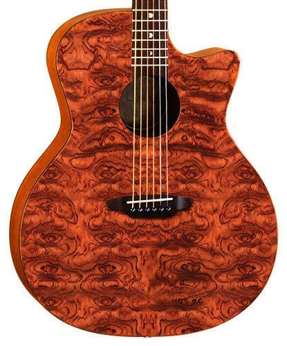 Luna Gypsy Exotic Bubinga - gitara akustyczna - obrazek 4
