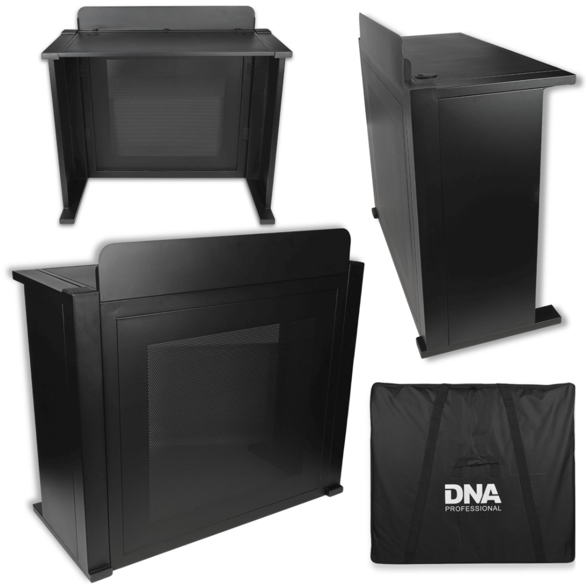 DNA DJ BOOTH MESH BK stanowisko DJ stół czarny