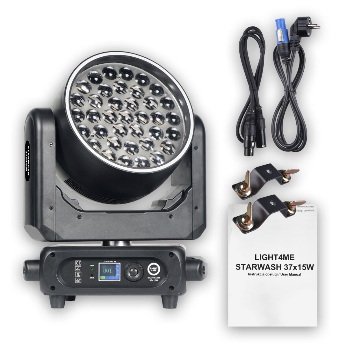 LIGHT4ME STARWASH 37x15W RGBW głowica ruchoma wash - obrazek 9