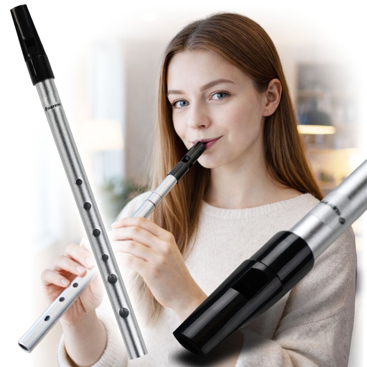 SUPRIMO FLT1 flażolet tin whistle flecik polski - obrazek 2