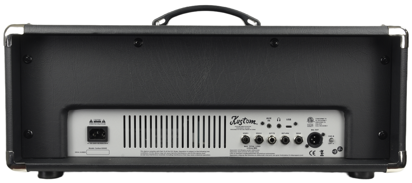 Kustom Carbon100H - head gitarowy 100W - obrazek 2