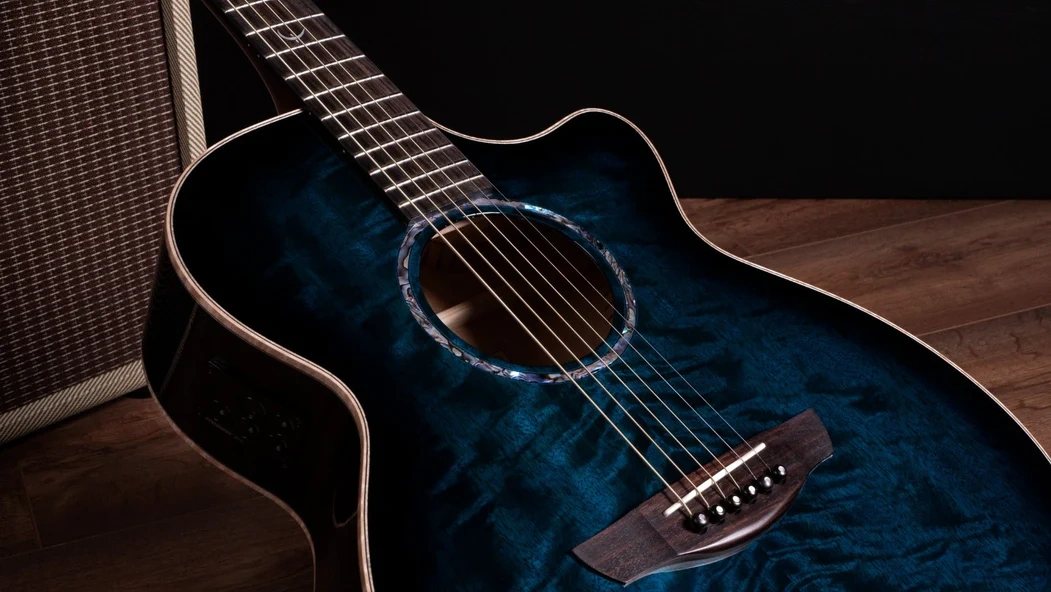 Faith Blue Moon Venus Cutaway Electro FVBLM - gitara elektroakustyczna - obrazek 7