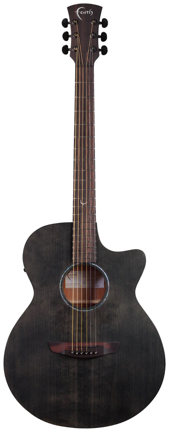 Faith Naked Venus Cutaway Electro Black Stain FKVBK - gitara elektroakustyczna - obrazek 2