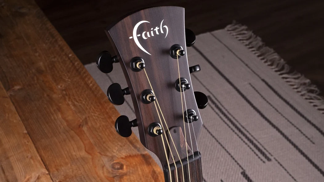 Faith Naked Venus Cutaway Electro Black Stain FKVBK - gitara elektroakustyczna - obrazek 5