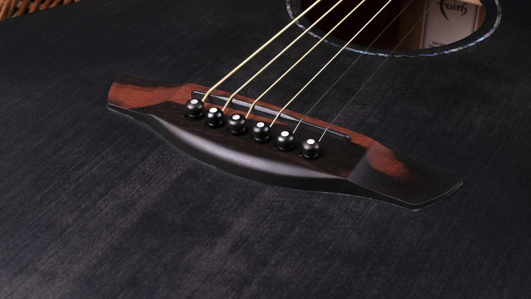 Faith Naked Venus Cutaway Electro Black Stain FKVBK - gitara elektroakustyczna - obrazek 7