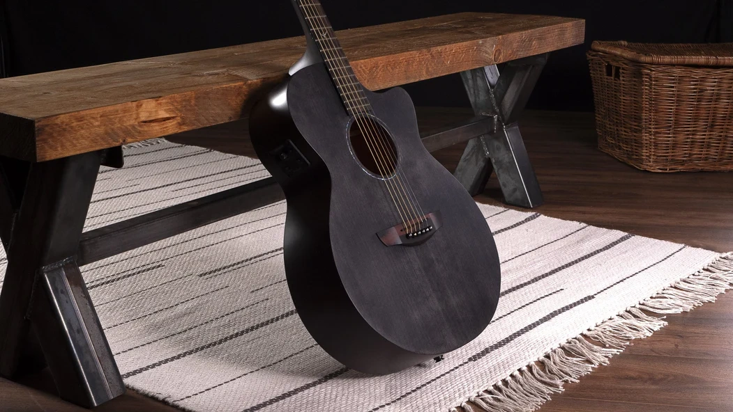 Faith Naked Venus Cutaway Electro Black Stain FKVBK - gitara elektroakustyczna - obrazek 8