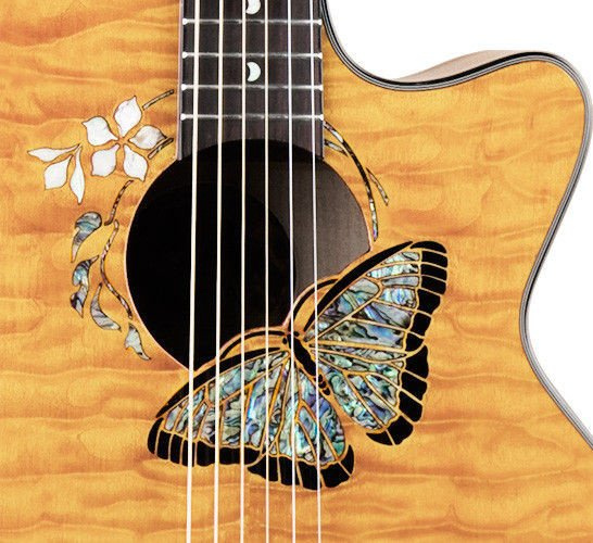 Luna Fauna Butterfly - gitara elektro-akustyczna - obrazek 4