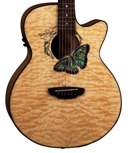 Luna Fauna Butterfly - gitara elektro-akustyczna - obrazek 5