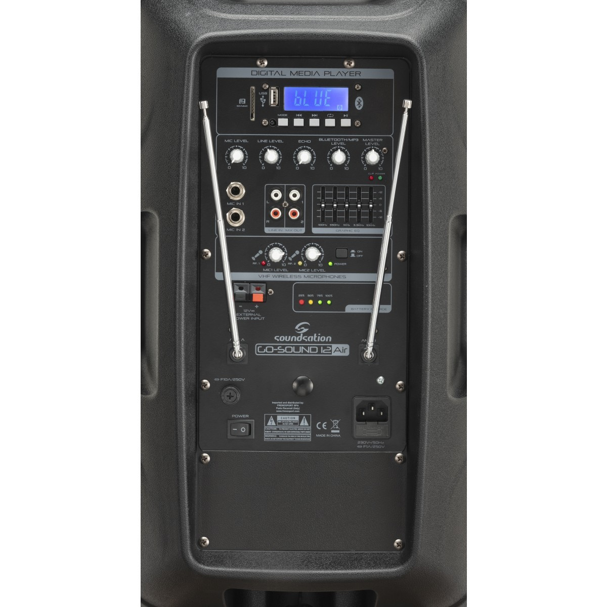 Soundsation GO-SOUND 12 AIR 800W - przenośna kolumna aktywna - obrazek 2