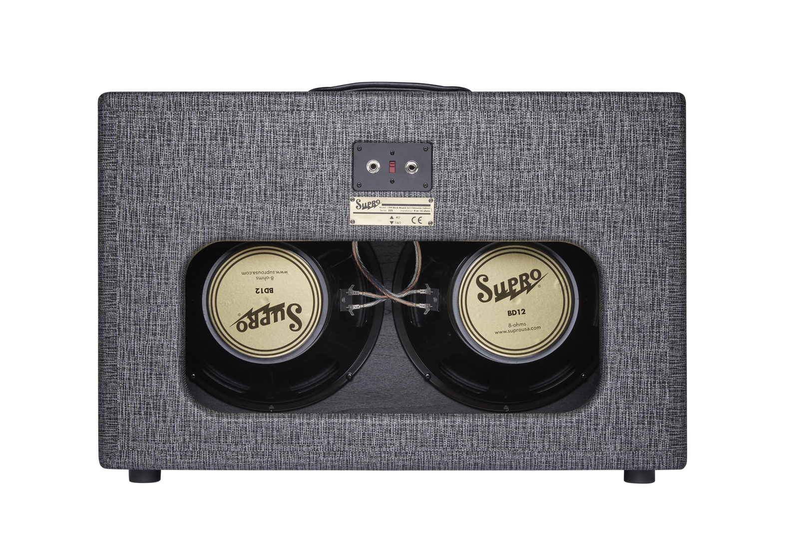 Supro Black Magic Cab 2x12 Extension kolumna - obrazek 4