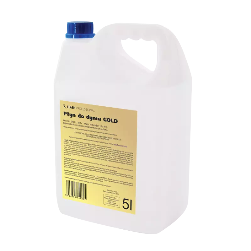 GOLD Fog Fluid 5L flashPRO płyn do wytwornicy dymu