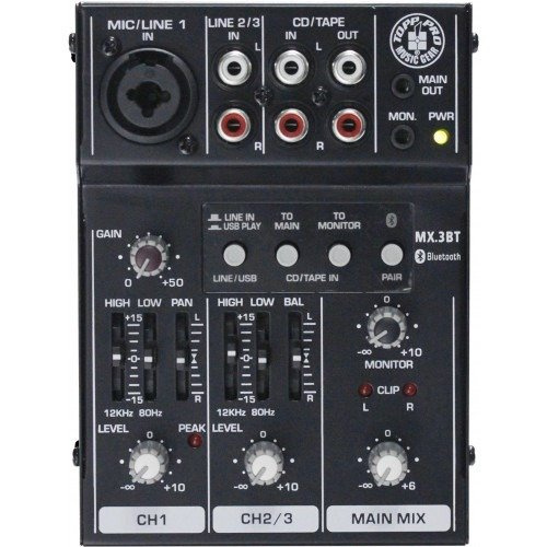 Topp Pro TP MX3BT - mikser analogowy - obrazek 2