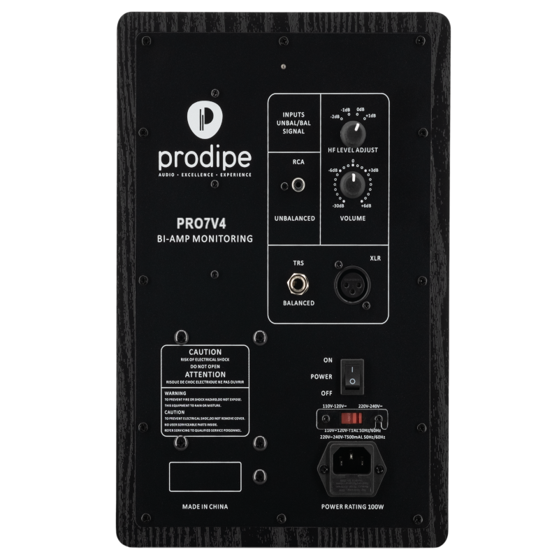 Prodipe Pro 7 V4 Black Wood - aktywny monitor studyjny 6,5” 100 W RMS - obrazek 4