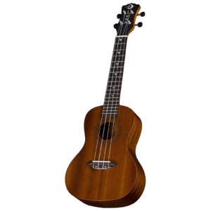 Luna Vintage Mahogany Concert Pack - ukulele koncertowe z pokrowcem, stroikiem i tabelą akordów
