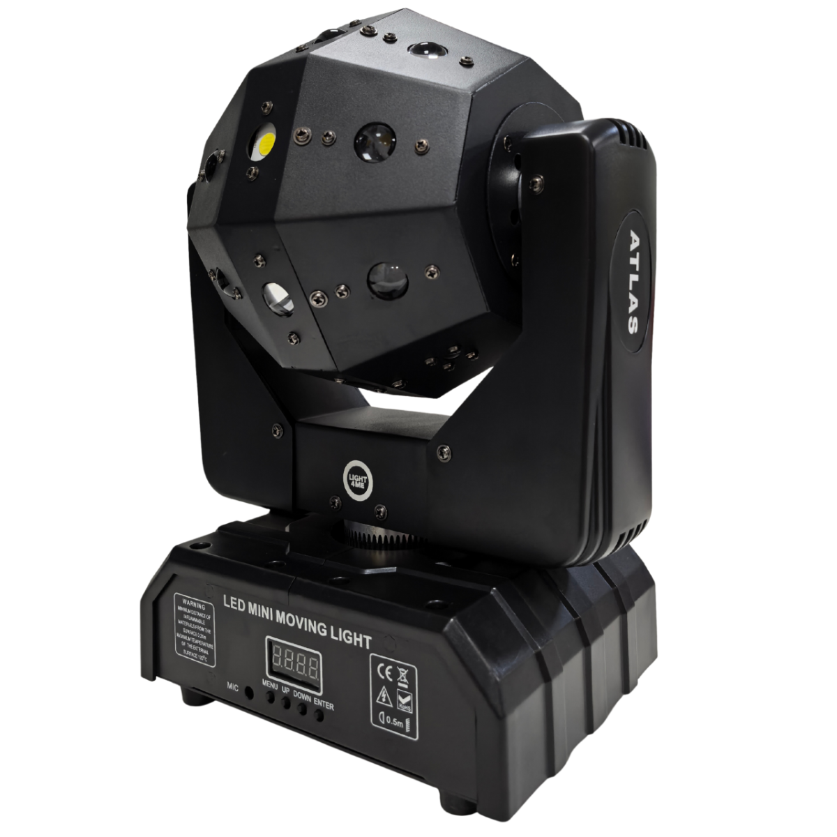 LIGHT4ME ATLAS ruchomy multiefekt świetlny 4w1 LED - obrazek 5
