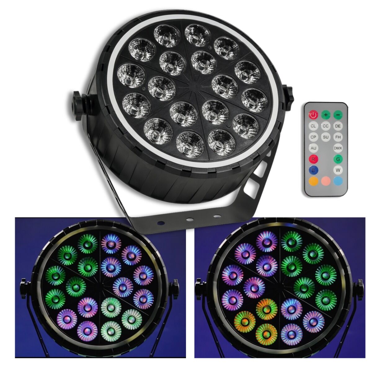 LIGHT4ME RING PAR 18 RGBW reflektor sceniczny - obrazek 2