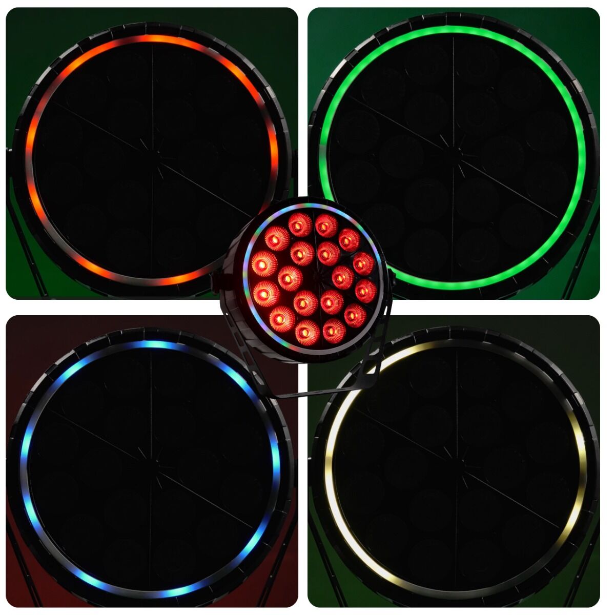 LIGHT4ME RING PAR 18 RGBW reflektor sceniczny - obrazek 5