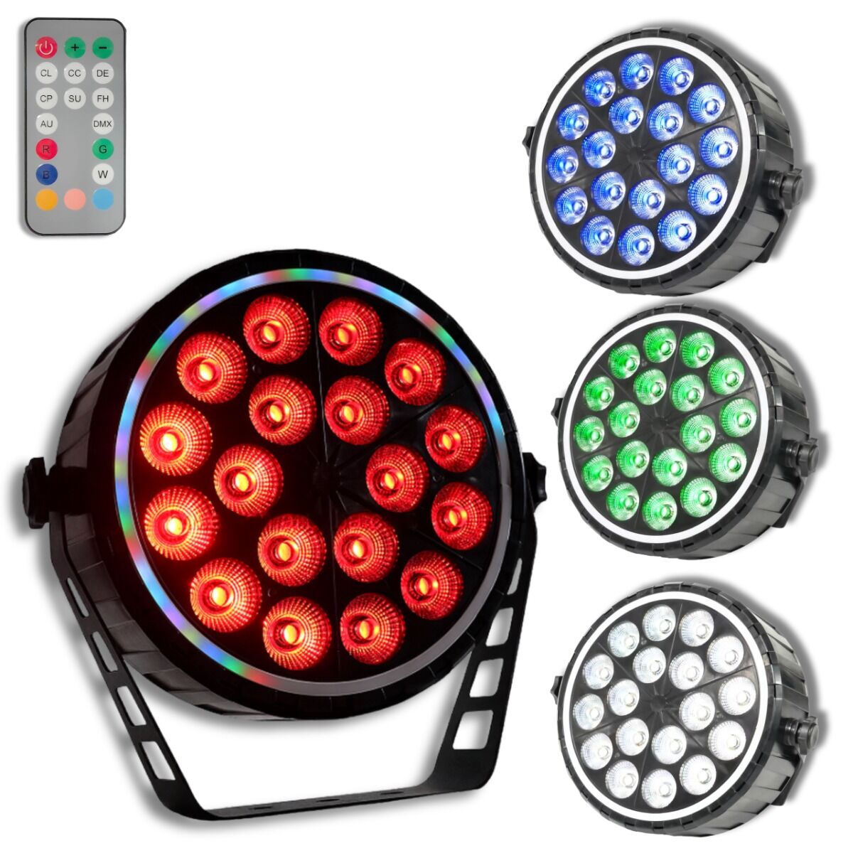 LIGHT4ME RING PAR 18 RGBW reflektor sceniczny - obrazek 4
