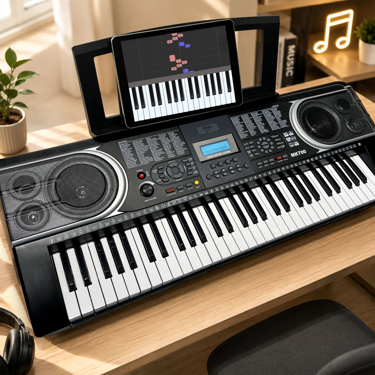V-TONE MK700 przenośny edukacyjny keyboard dla dzieci - obrazek 2