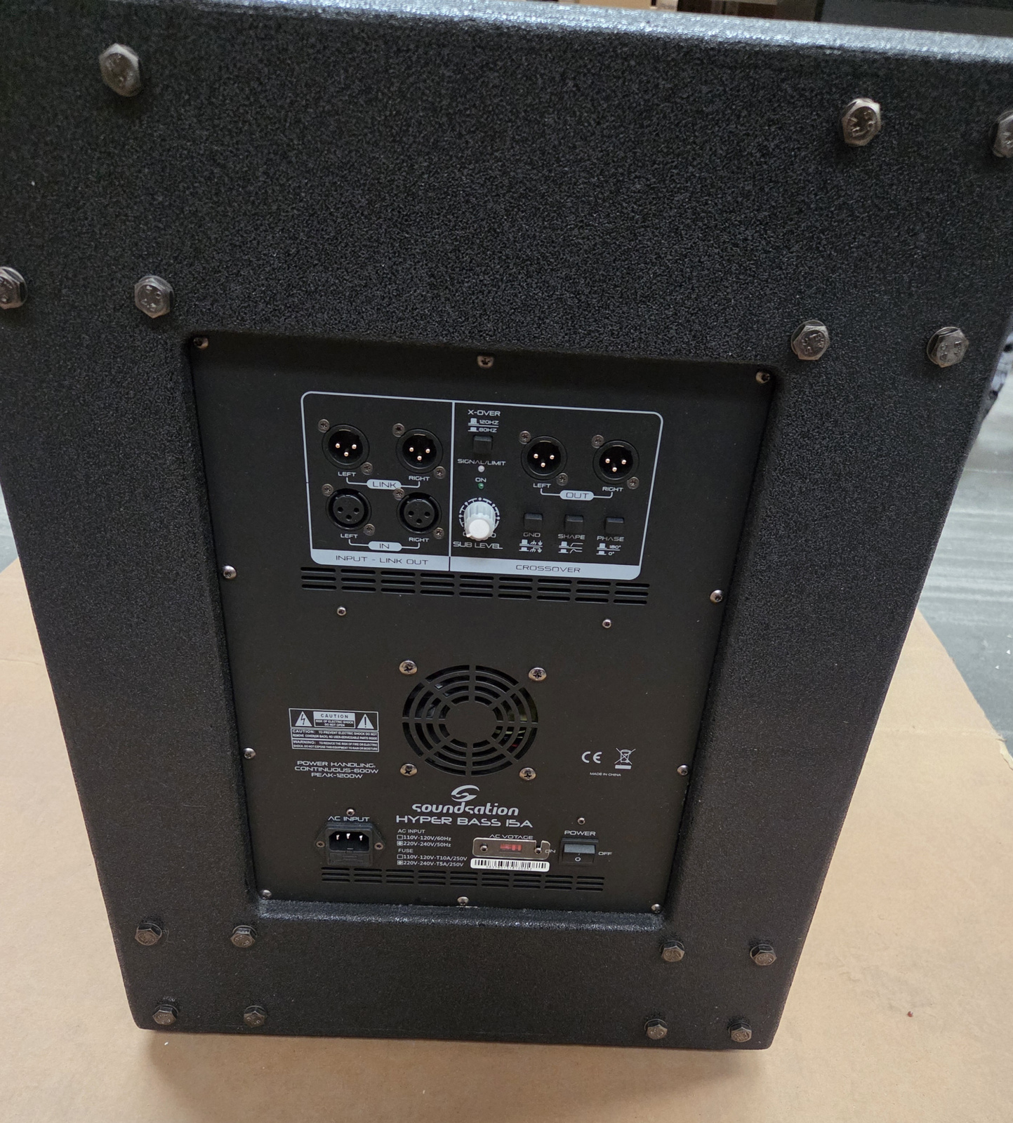 Soundsation HYPER BASS 15A 1200W - subwoofer - powystawowy - obrazek 5