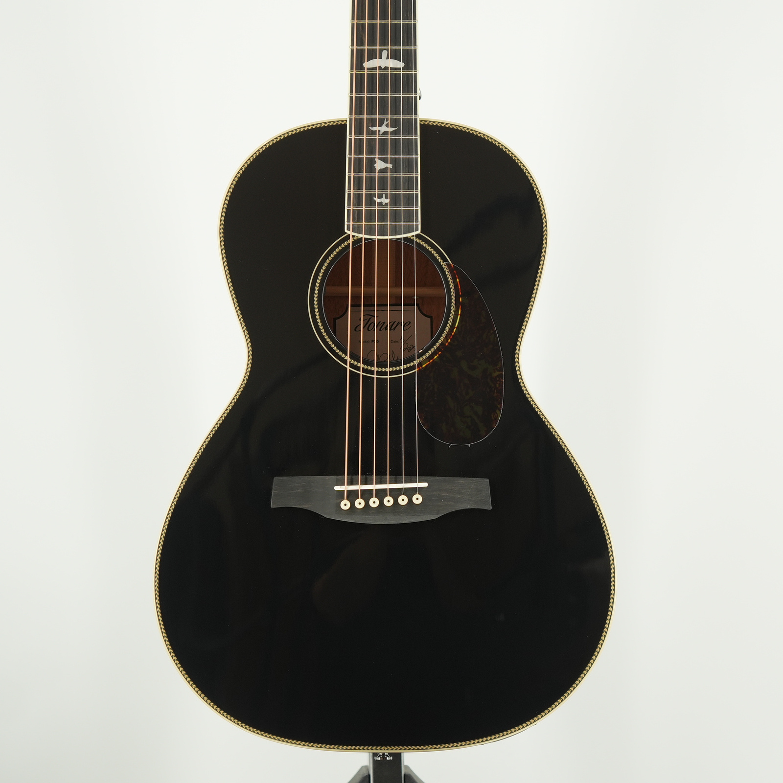 PRS SE Angelus P20E Gloss Black - gitara elektro-akustyczna - obrazek 6