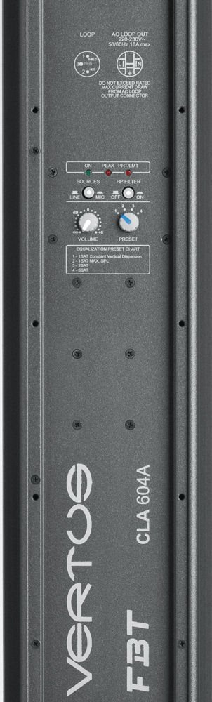 FBT Vertus CLA-604-A - kolumna aktywna systemu liniowego 400 + 100 Watt - obrazek 2