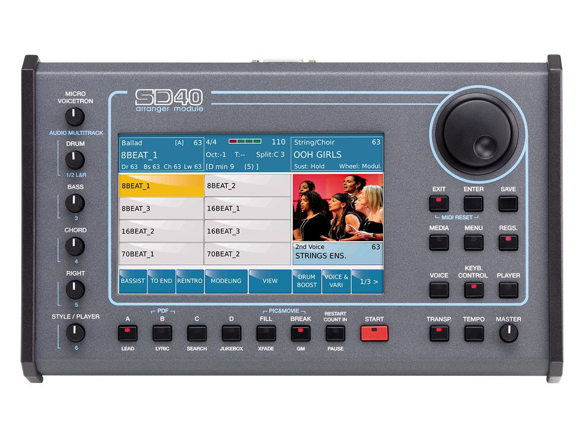 Ketron SD40 Arranger & Player - moduł brzmieniowy - obrazek 2