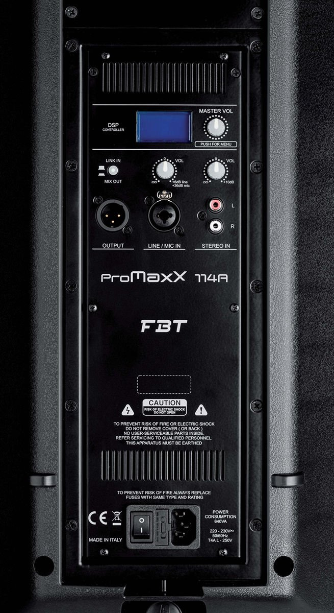 FBT ProMaxX 114 A - kolumna aktywna 700 + 200 Watt - obrazek 6