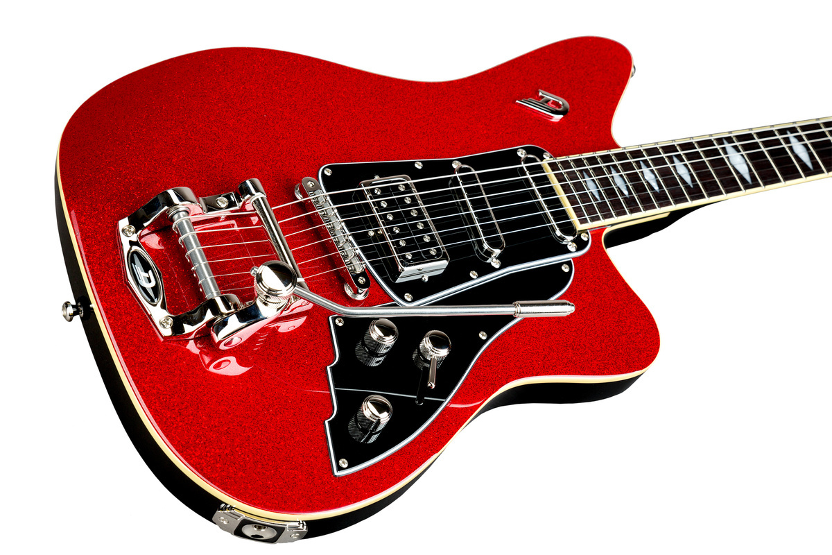 Duesenberg Paloma Red Sparkle - gitara elektryczna - obrazek 2