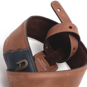 Duesenberg 3-Step Strap - Custom Brown Edition - skórzany pasek gitarowy