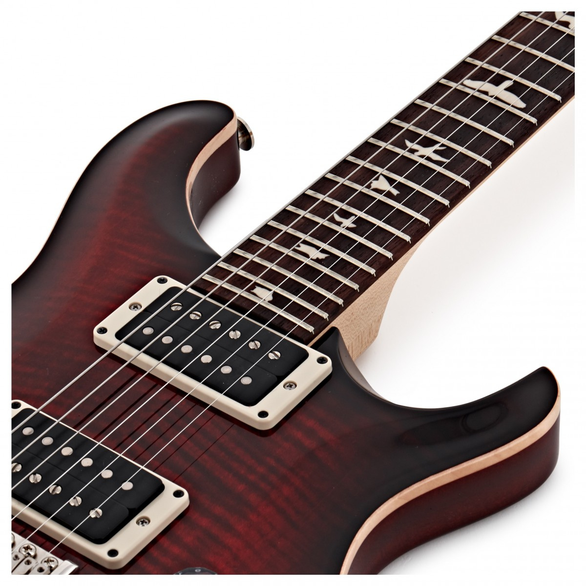 PRS CE 24 Fire Red Burst - gitara elektryczna USA - obrazek 3