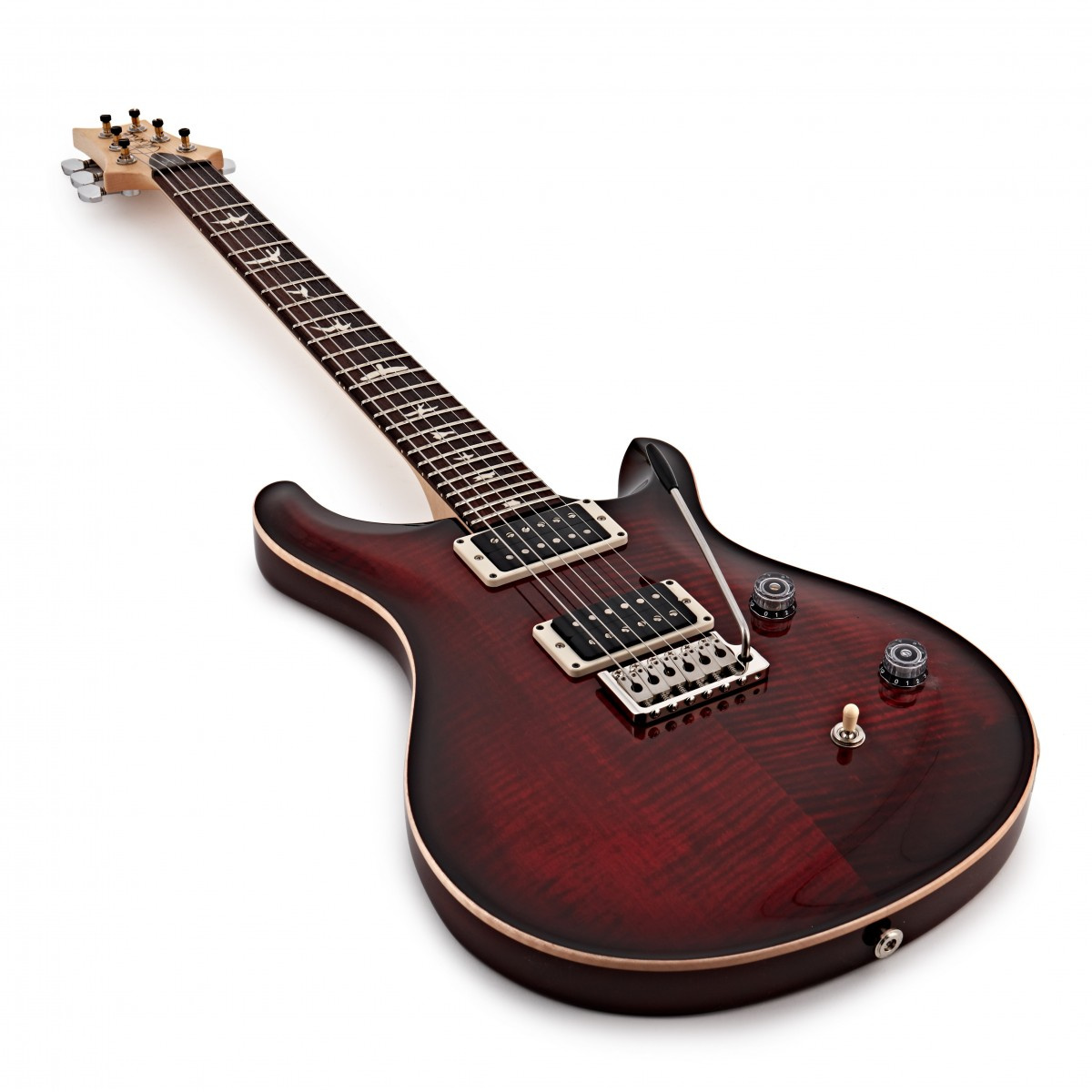 PRS CE 24 Fire Red Burst - gitara elektryczna USA - obrazek 4