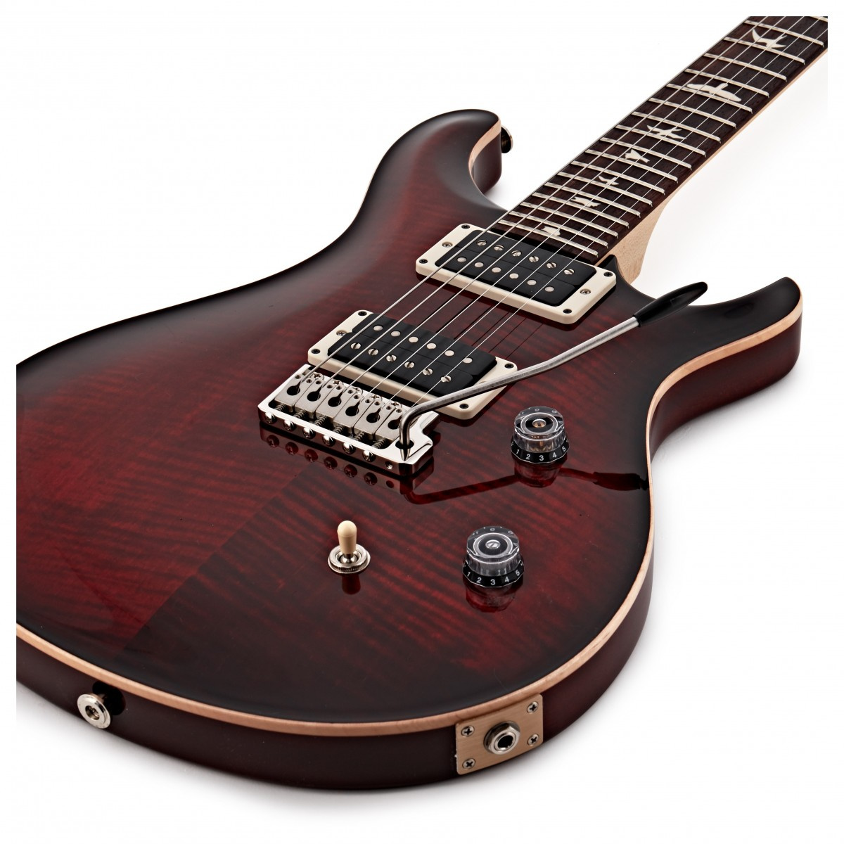 PRS CE 24 Fire Red Burst - gitara elektryczna USA - obrazek 6