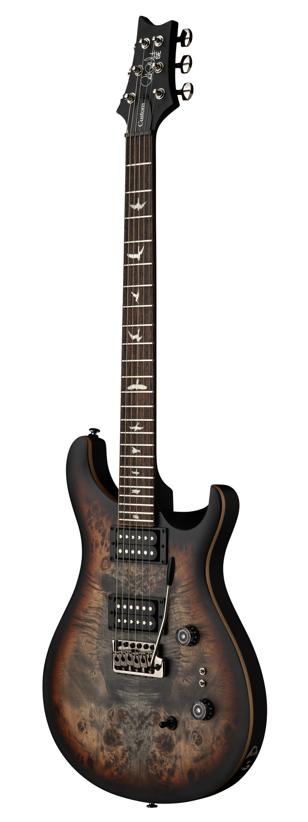 PRS SE CU 24-08 Poplar Burl Charcoal Cherry Midnight Burst Limited Edition - gitara elektryczna - obrazek 2