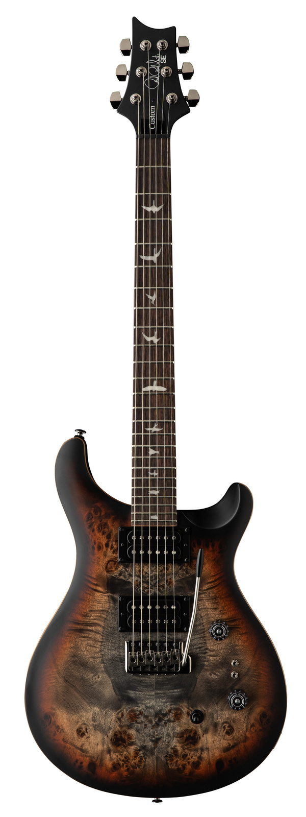 PRS SE CU 24-08 Poplar Burl Charcoal Cherry Midnight Burst Limited Edition - gitara elektryczna