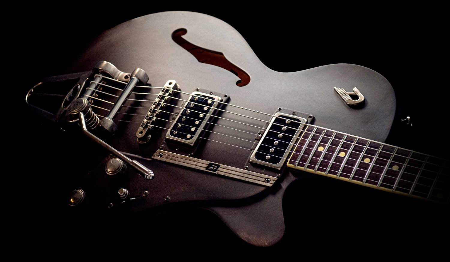Duesenberg Starplayer Custom Shop TV Rusty Steel - gitara elektryczna - obrazek 3