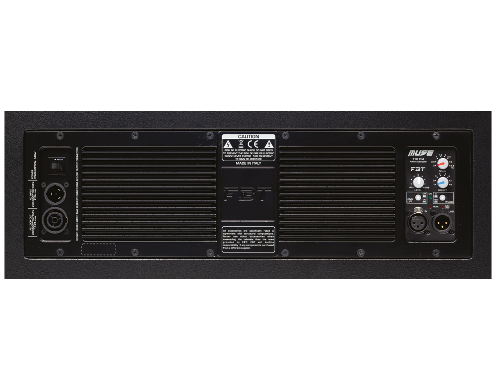FBT Muse 118FSA / FSCA - subwoofer aktywny - obrazek 2