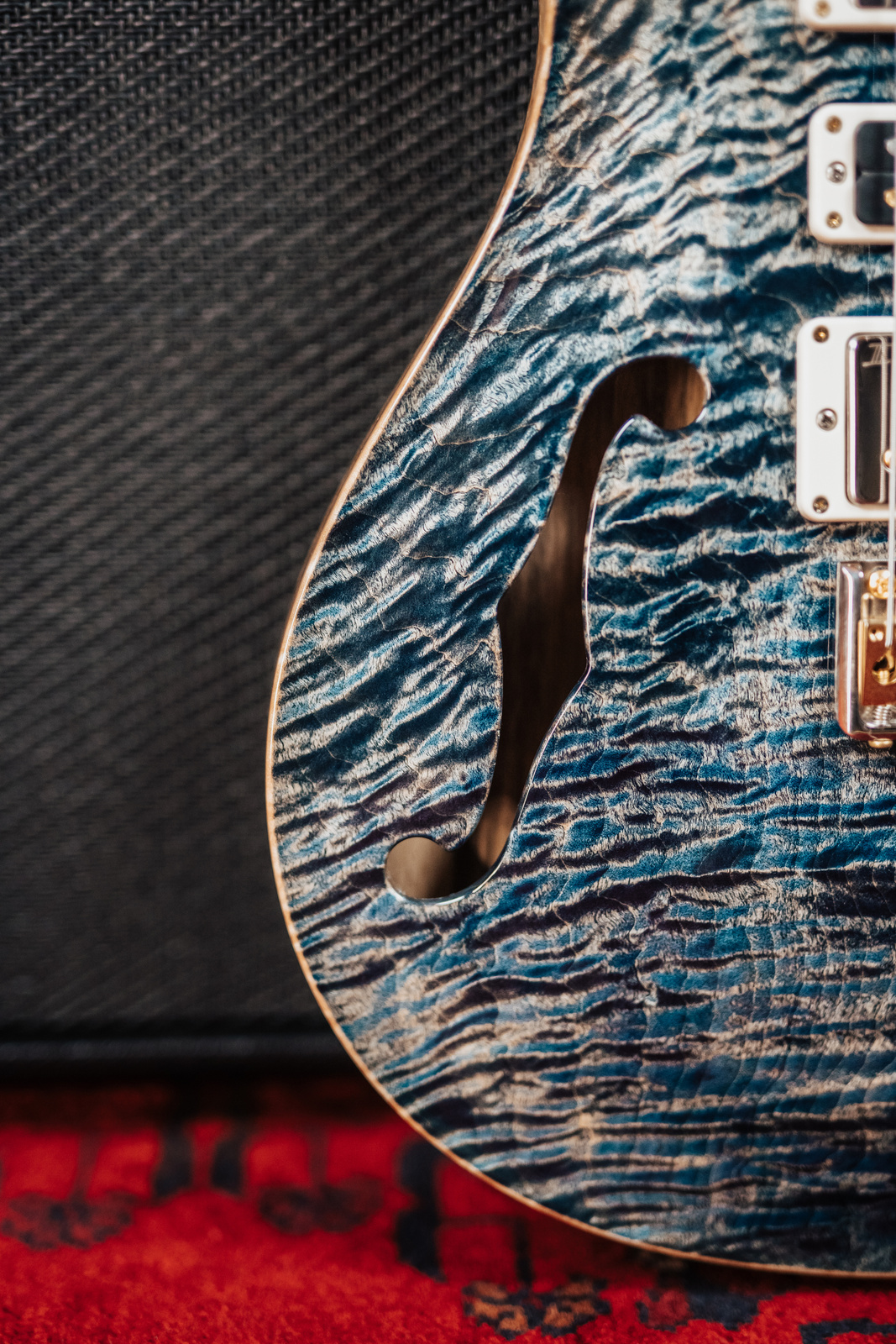 PRS 40th Anniversary Special Semi-Hollow Faded Whale Blue - gitara elektryczna USA - obrazek 9
