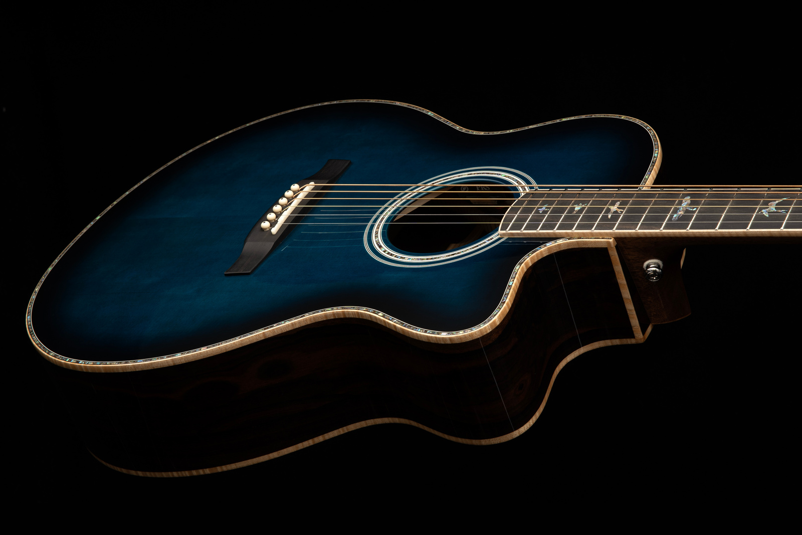 PRS SE A60E Cobalt Blue Burst - gitara elektro-akustyczna - obrazek 8