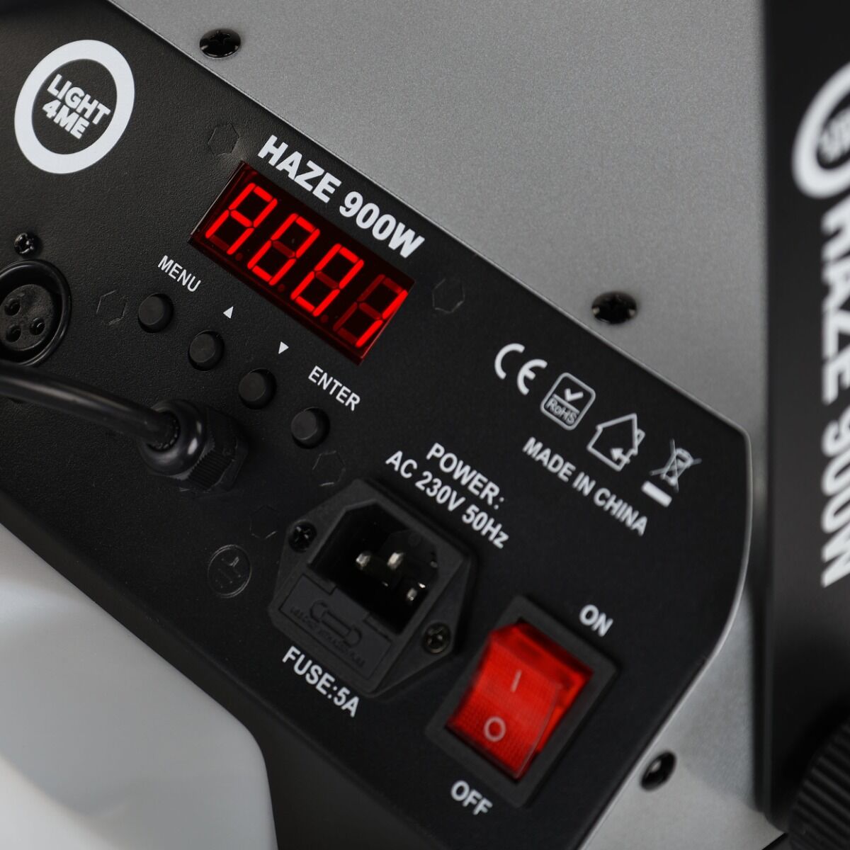LIGHT4ME HAZE 900W generator wytwornica dymu mgły - obrazek 3