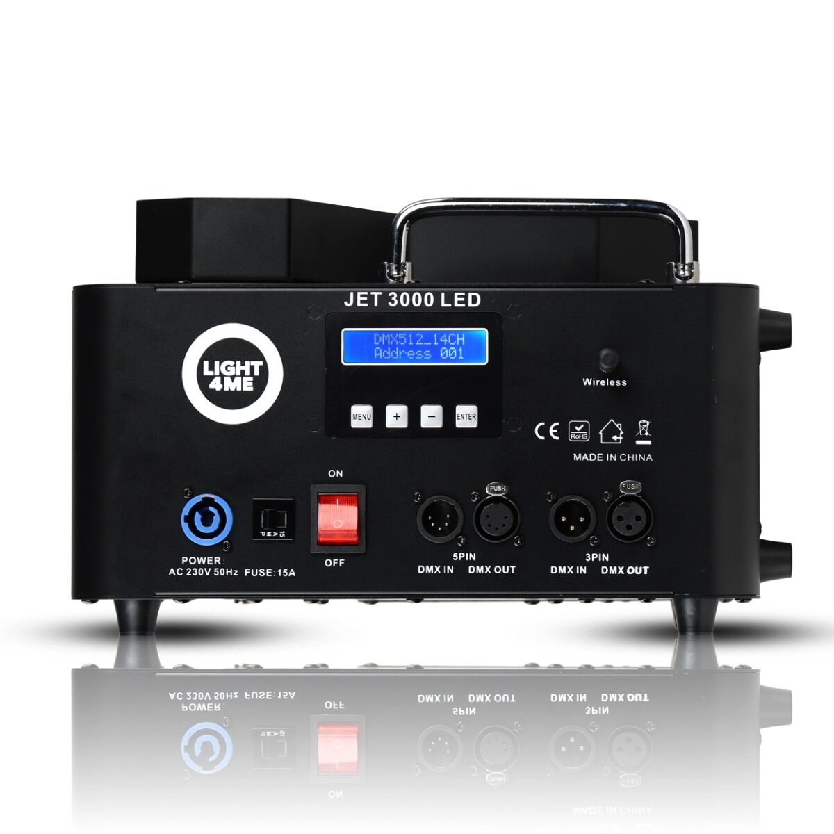 LIGHT4ME JET 3000 LED wytwornica dymu pionowego - obrazek 8